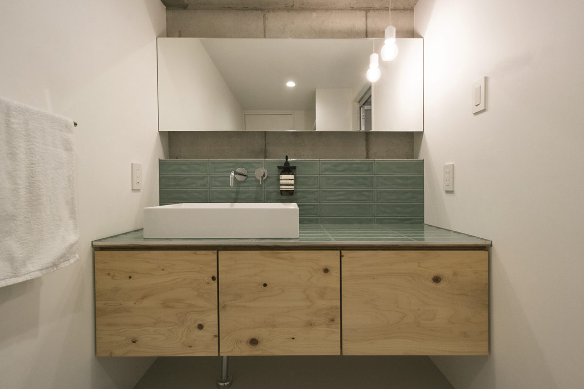 高槻市リノベーション事例　洗面