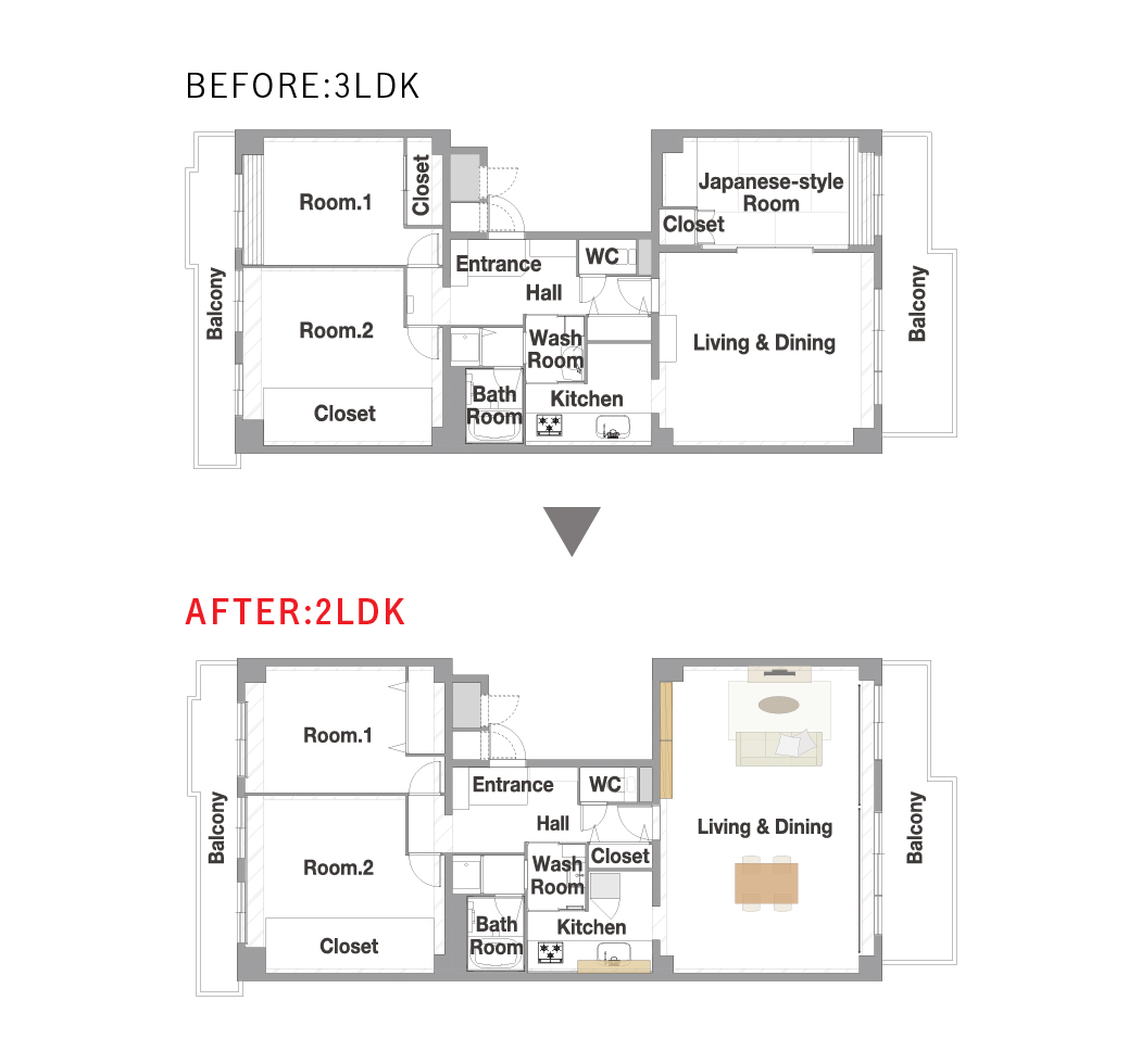 大阪府吹田市 D様邸の間取り