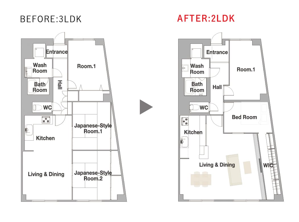 大阪府豊中市 F様邸の間取り