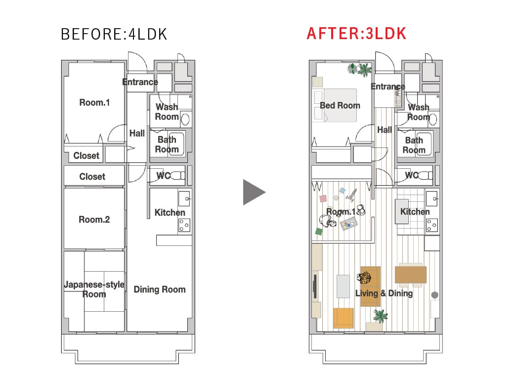 大阪府豊中市 Y様邸の間取り