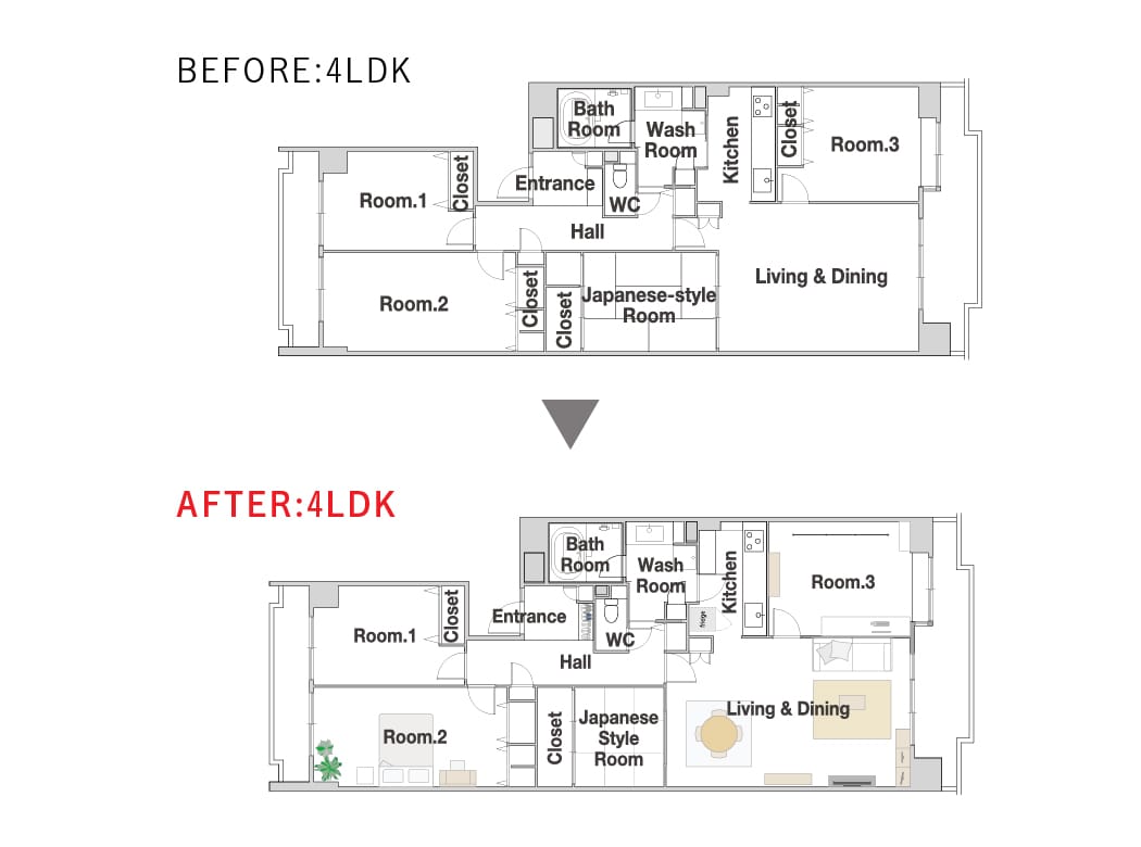 大阪府豊中市 N様邸の間取り