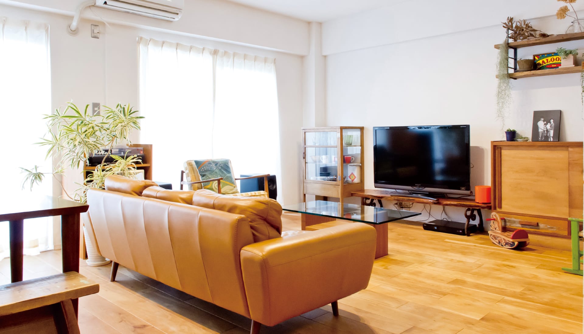 開放的な空間でのびのびと暮らす。