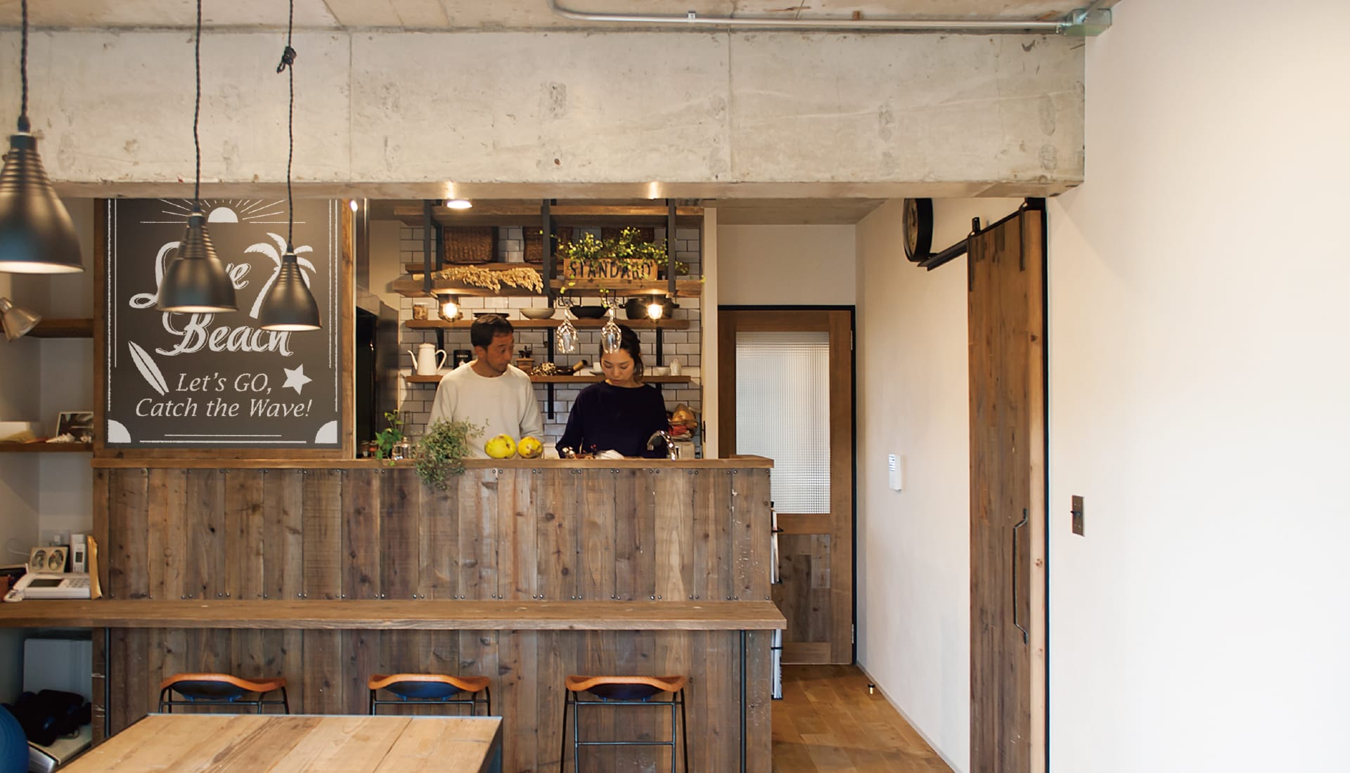 細部へのこだわりが光る空間。