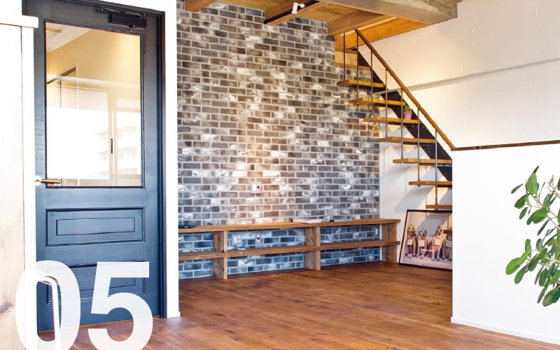 好みを追求した空間。