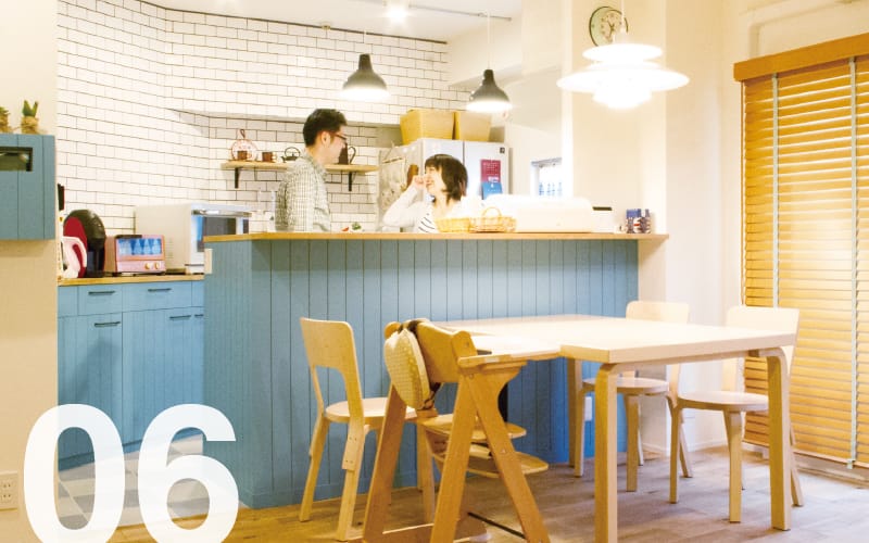 北欧のかわいらしさ溢れる空間。