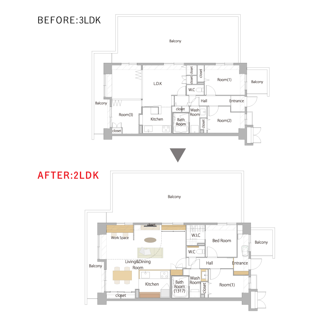 兵庫県伊丹市M様邸の間取り