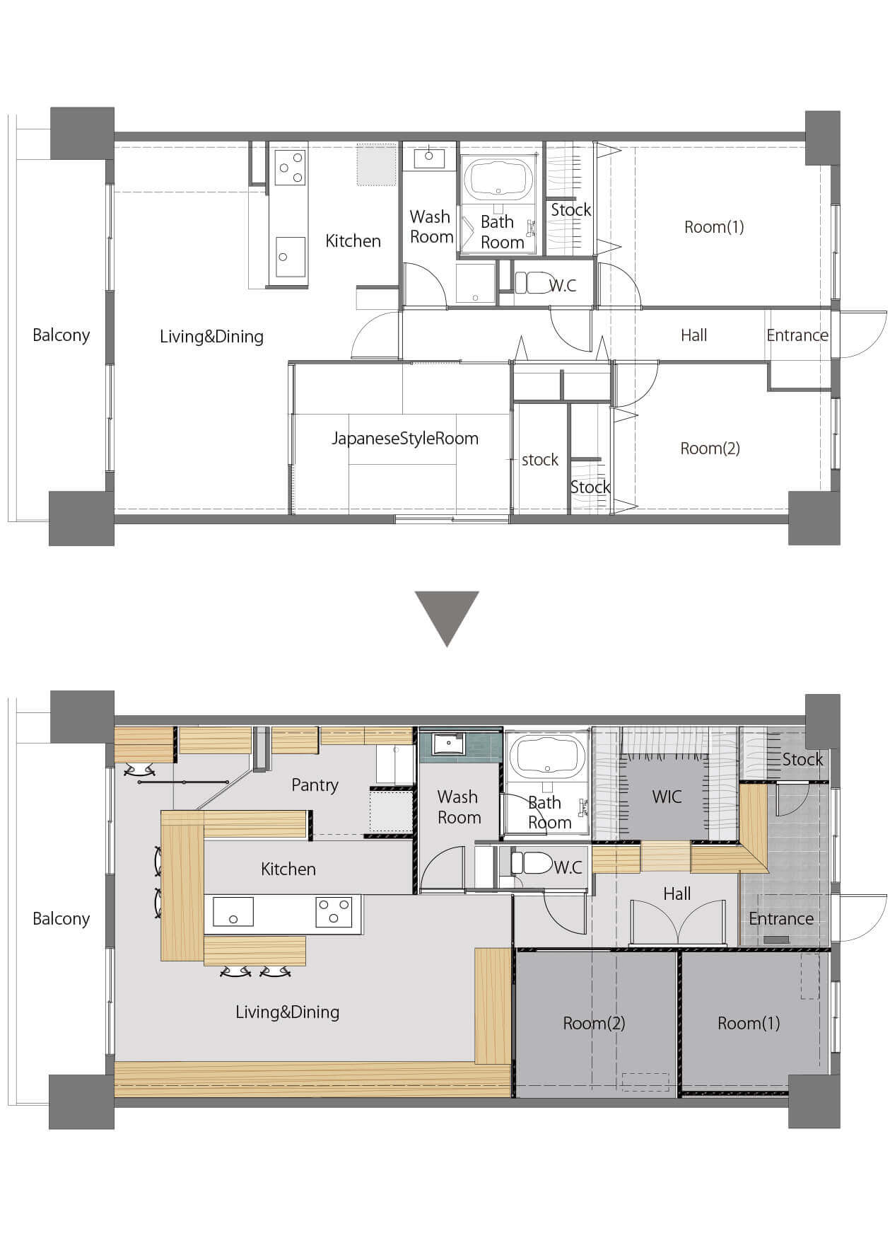 大阪府高槻市Y様邸の間取り