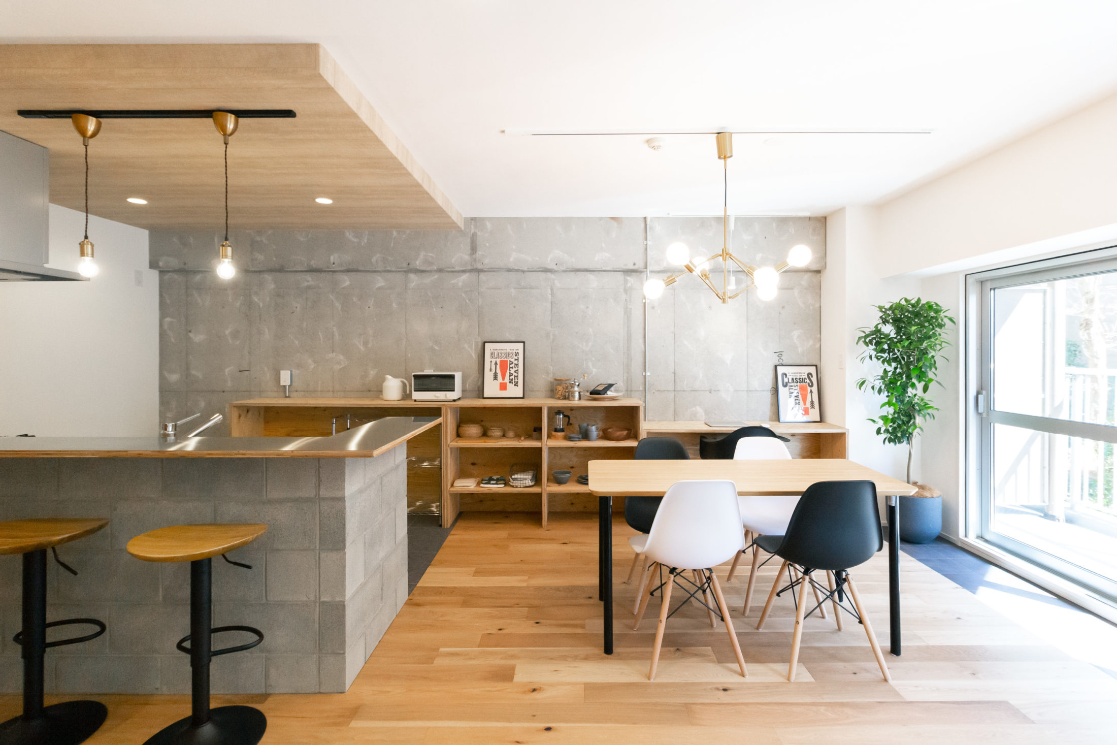 中古マンション　フルリノベーション　ダイニング