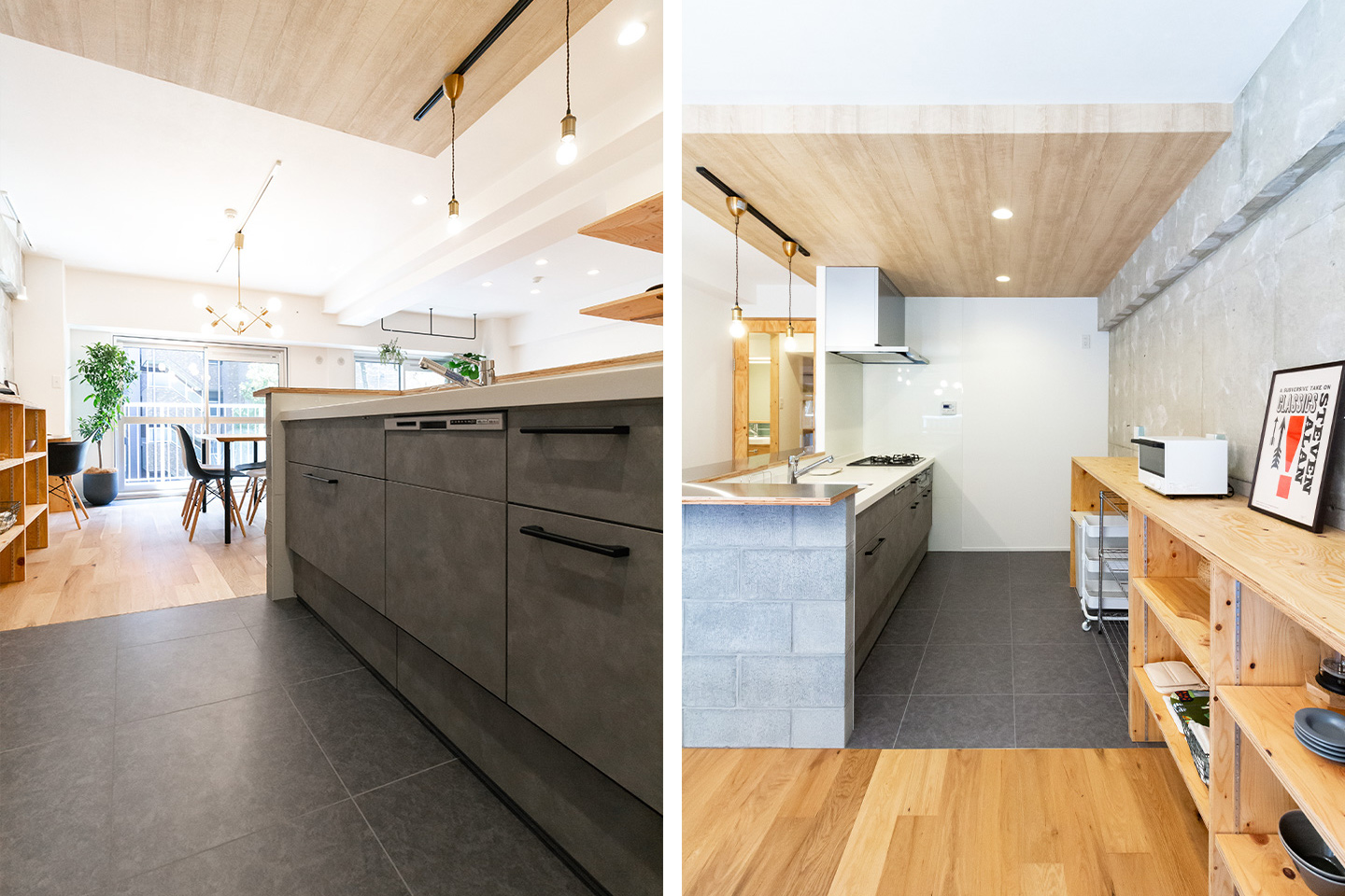 中古マンション　フルリノベーション　キッチン