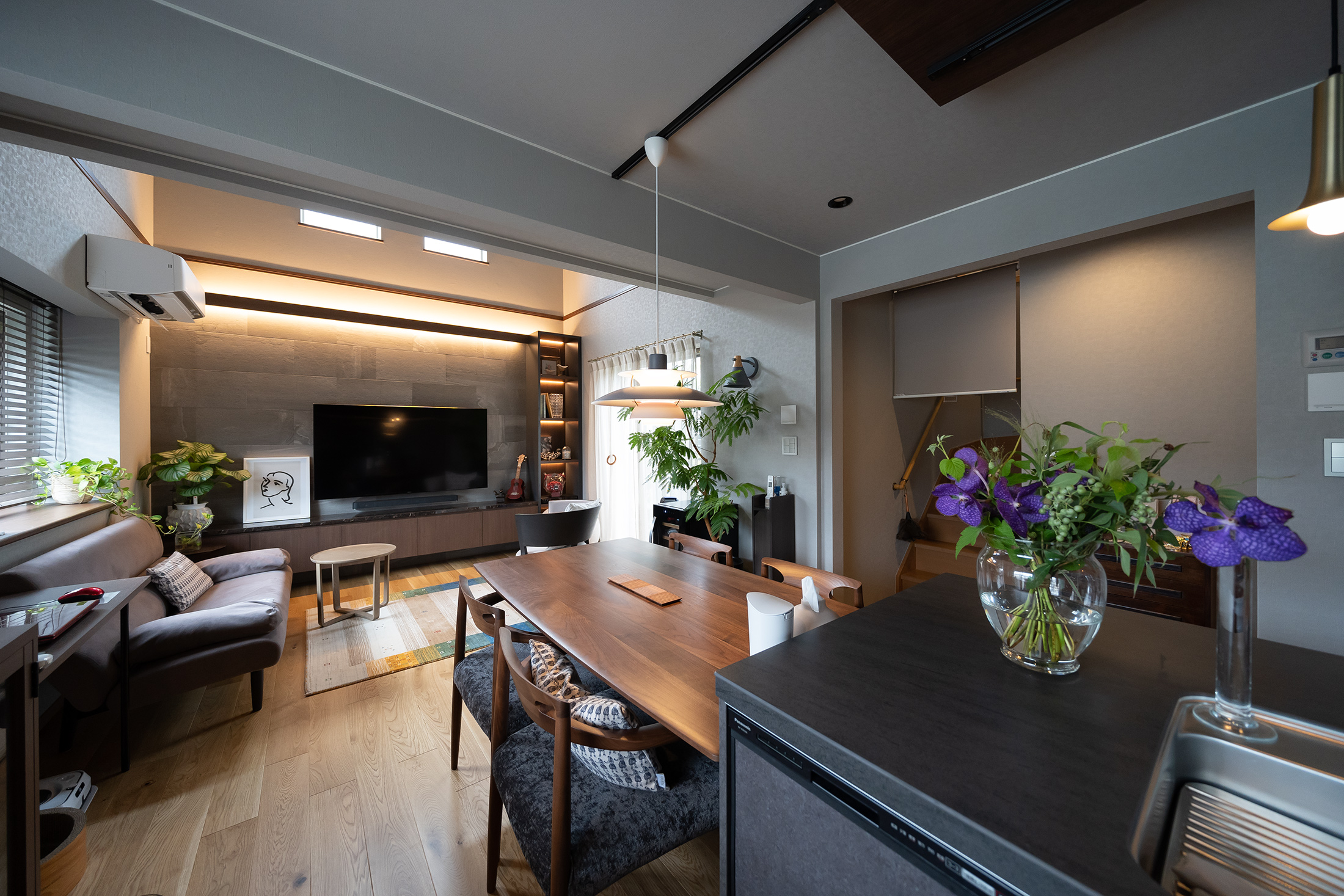 戸建て　部分リノベーション　LDK