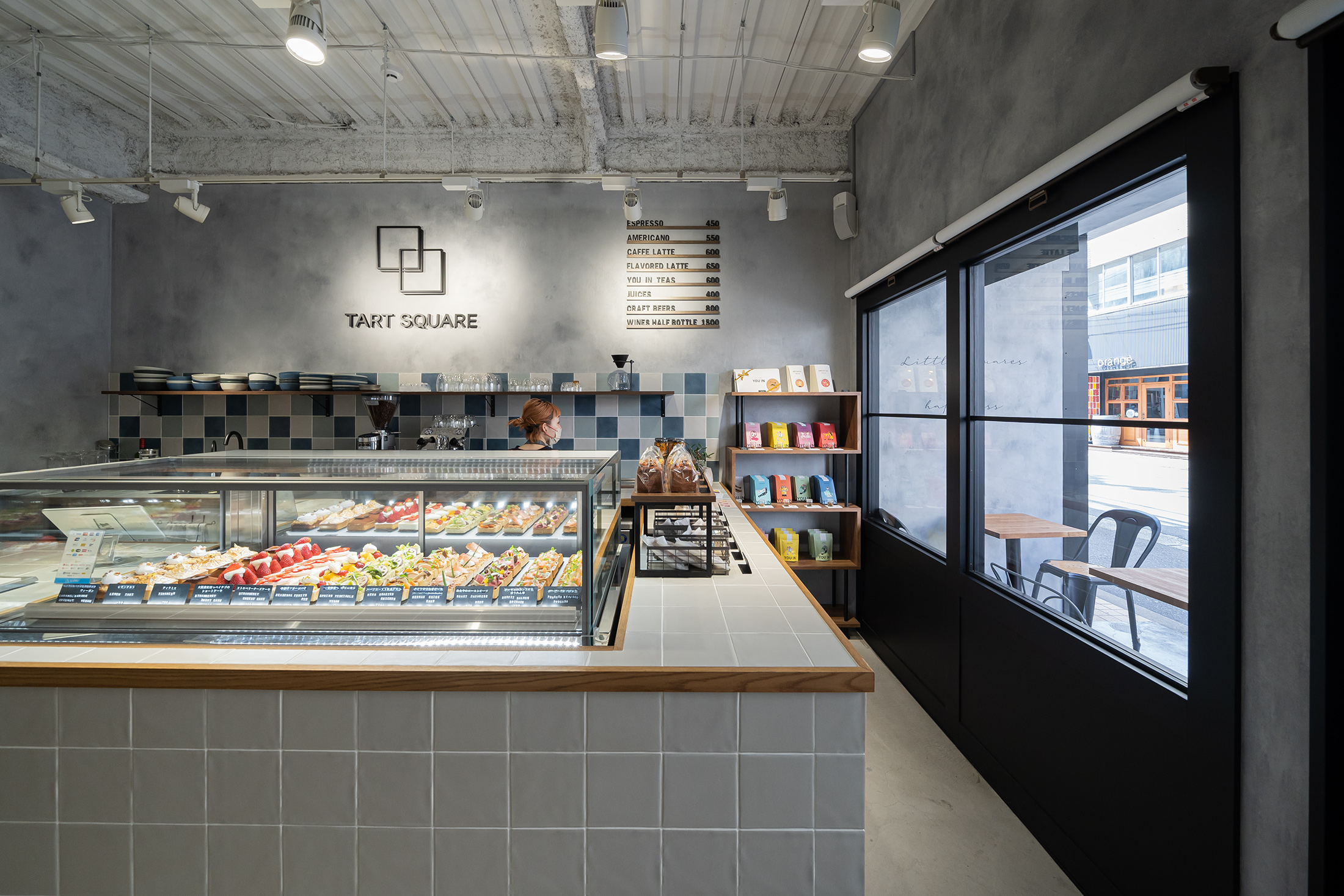 店舗デザイン・リノベーション「TART SQUARE/カフェ」カウンター