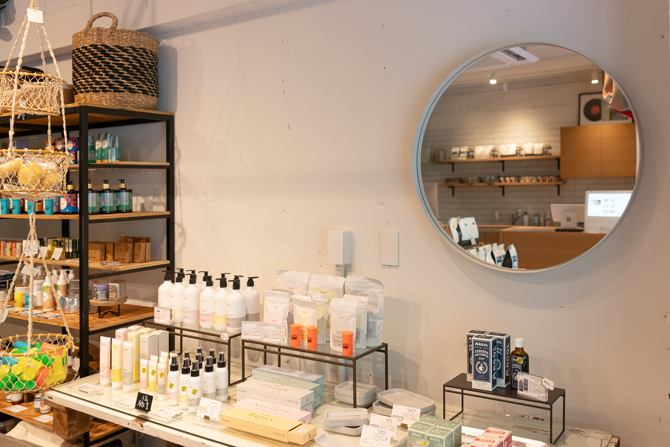 店舗デザイン・リノベーション　陳列スペース