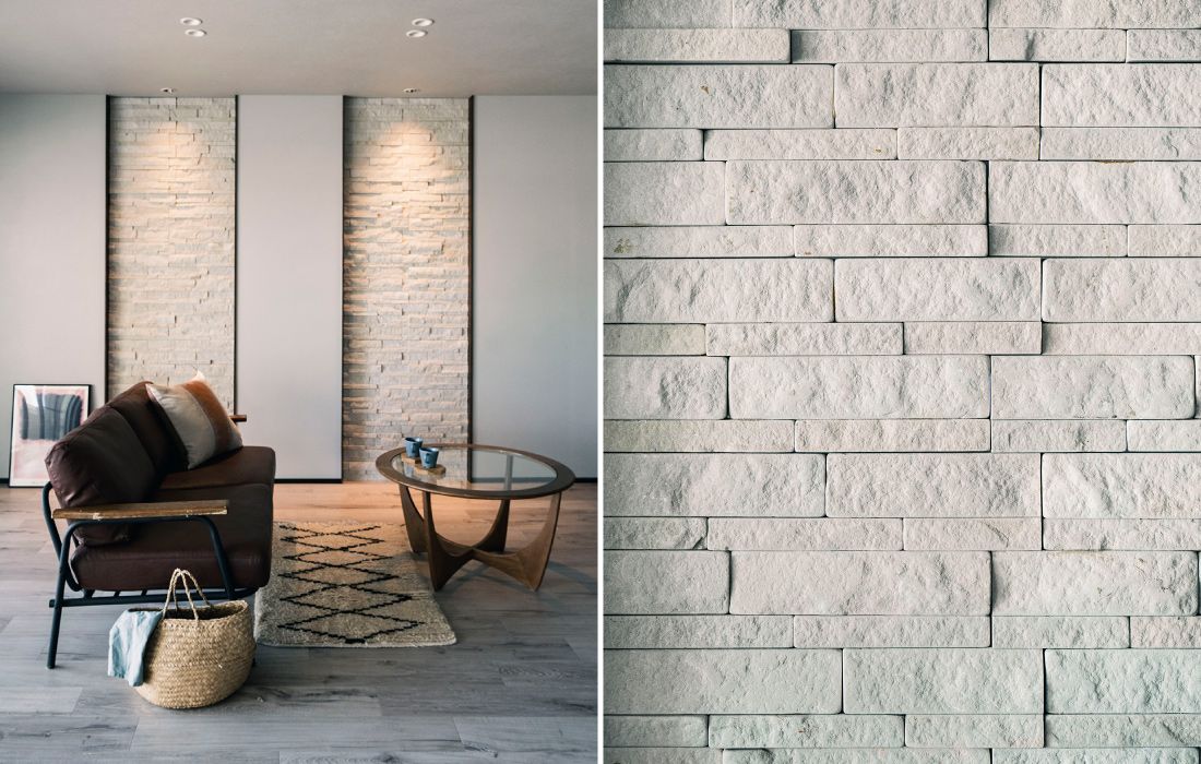 リビング　壁面　アクセントウォール