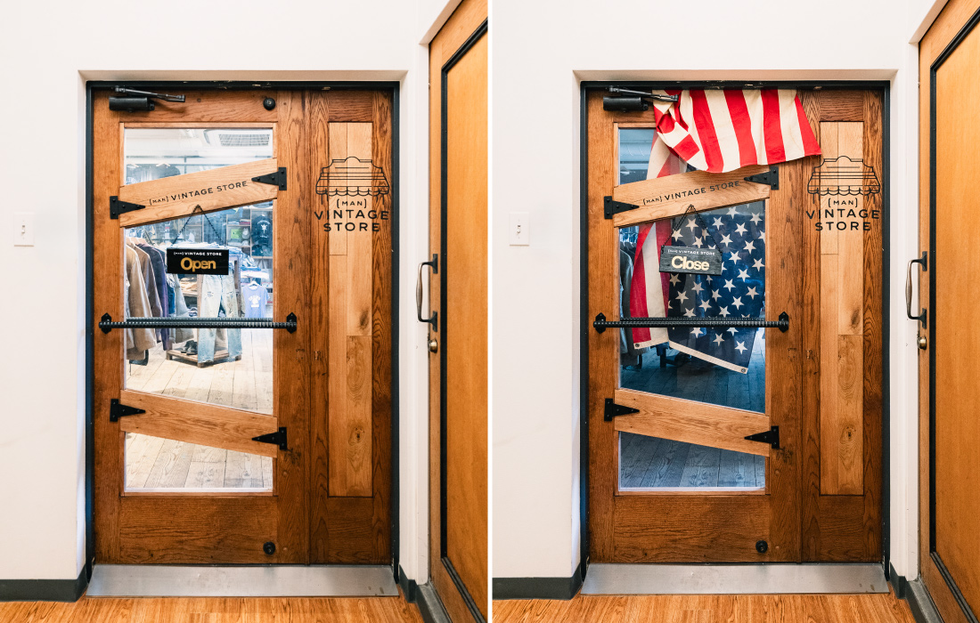 店舗デザイン・リノベーション　(MAN) VINTAGE STORE　大阪市西区・南堀江