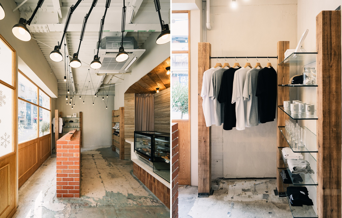 スタンディング席　物販コーナー