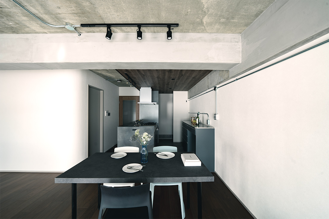 中古マンション　フルリノベーション　ダイニング　大阪府豊中市