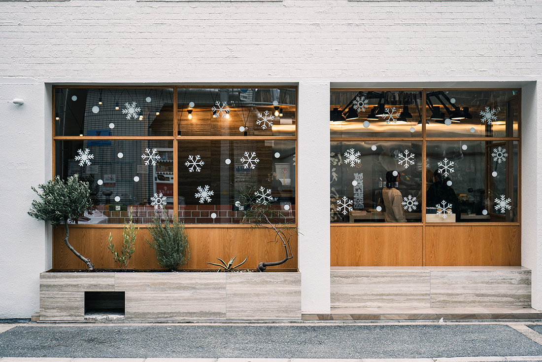 プランター　ベンチ席