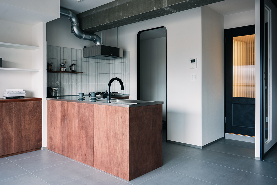 中古マンション　リノベーション　キッチン