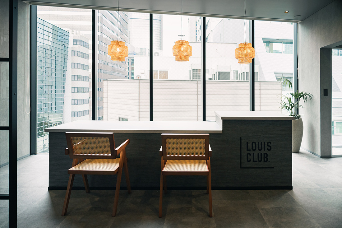 受付　カウンター